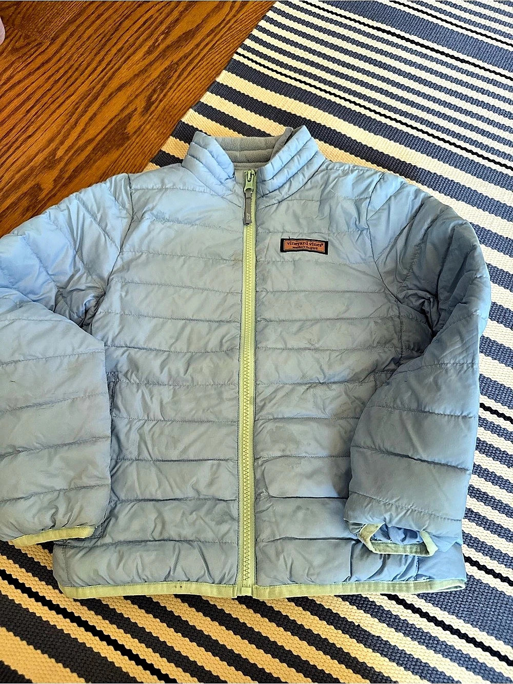 vineyard vines Puffer Jacket in Blue Size XS Like New